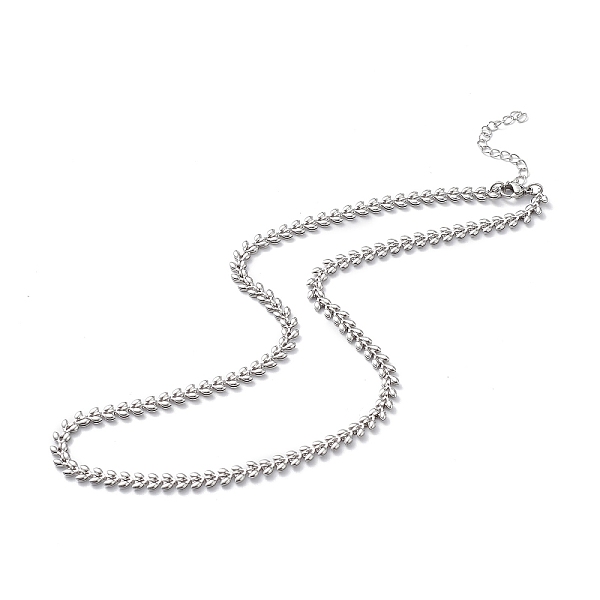 PandaHall 304 Stainless Steel Cobs Chain Necklace for Men Women, Stainless Steel Color, 18.03 inch(45.8cm) 304 Stainless Steel
PandaHall 304 Stainless Steel Cobs Chain Necklace for Men Women, Stainless Steel Color, 18.03 inch(45.8cm) 304 Stainless Steel