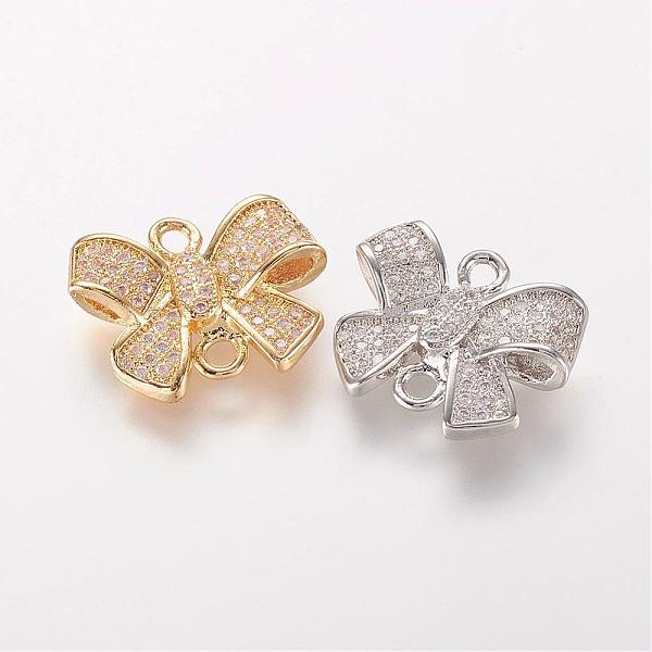PandaHall Brass Micro Pave Cubic Zirconia Links, Bowknot, Mixed Color, 14x17x3.5mm, Hole: 1.5mm Brass+Cubic Zirconia Bowknot Multicolor
PandaHall Brass Micro Pave Cubic Zirconia Links, Bowknot, Mixed Color, 14x17x3.5mm, Hole: 1.5mm Brass+Cubic Zirconia Bowknot Multicolor