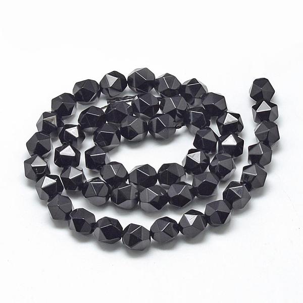 PandaHall Natural Black Onyx Beads Strands, Star Cut Round Beads, Faceted, 6~7x5~6mm, Hole: 1mm, about 64~66pcs/strand, 15.3 inch Black Onyx...
PandaHall Natural Black Onyx Beads Strands, Star Cut Round Beads, Faceted, 6~7x5~6mm, Hole: 1mm, about 64~66pcs/strand, 15.3 inch Black Onyx...