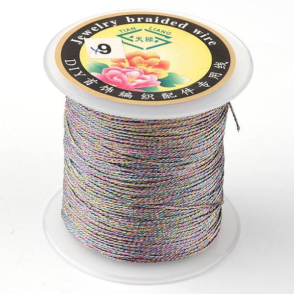 PandaHall Round Metallic Thread, 12-Ply, Colorful, 1mm, about 54.68 yards(50m)/roll Fibre
PandaHall Round Metallic Thread, 12-Ply, Colorful, 1mm, about 54.68 yards(50m)/roll Fibre