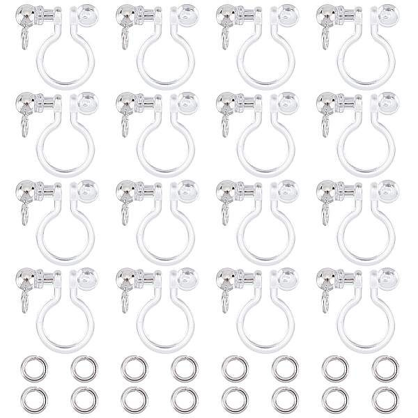 PandaHall Unicraftale 30Pcs 304 Stainless Steel Clip-on Earring Findings, with Plastic Findings & 60Pcs 304 Stainless Steel Open Jump Rings...
PandaHall Unicraftale 30Pcs 304 Stainless Steel Clip-on Earring Findings, with Plastic Findings & 60Pcs 304 Stainless Steel Open Jump Rings...