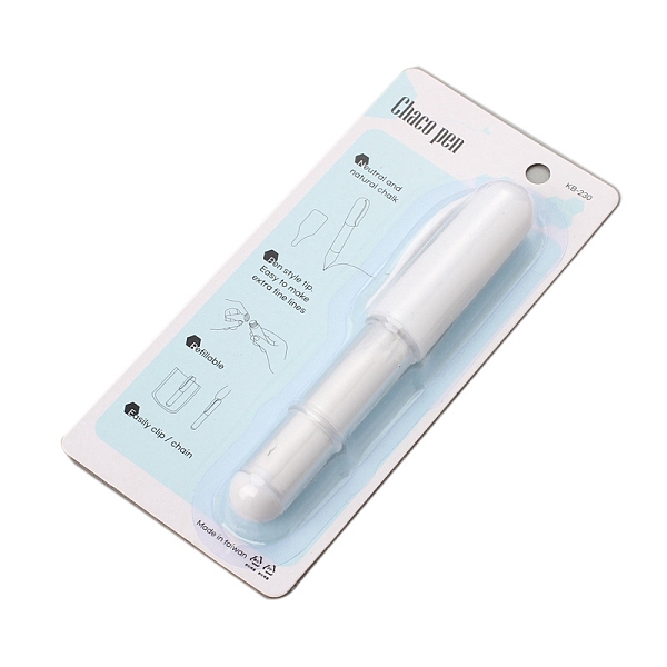 PandaHall Professional Tailors Chalk Pen, Tailor's Fabric Marker Chalk, Sewing Tool, White, 105x20mm Plastic Pen White
PandaHall Professional Tailors Chalk Pen, Tailor's Fabric Marker Chalk, Sewing Tool, White, 105x20mm Plastic Pen White