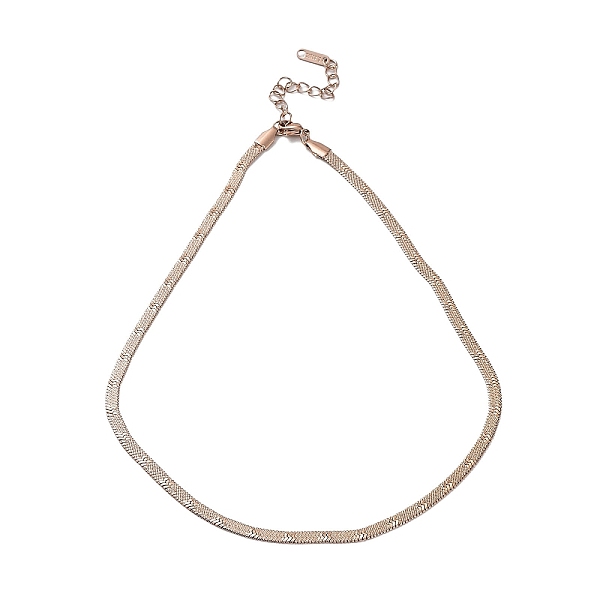 PandaHall Ion Plating(IP) 304 Stainless Steel Herringbone Chain Necklace, Real 18K Gold Plated, 15.98 inch(40.6cm) 304 Stainless Steel
PandaHall Ion Plating(IP) 304 Stainless Steel Herringbone Chain Necklace, Real 18K Gold Plated, 15.98 inch(40.6cm) 304 Stainless Steel