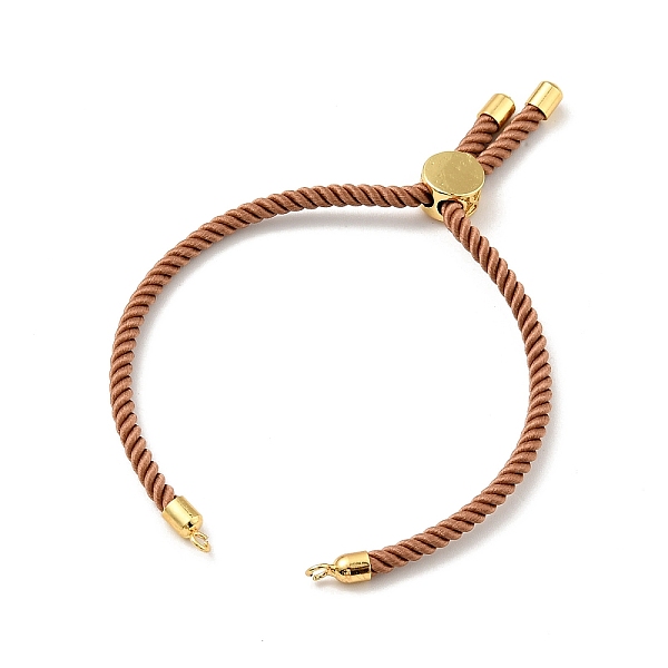PandaHall Half Finished Twisted Milan Rope Slider Bracelets, with Rack Plating Brass Cord Ends & Open Loop, Cadmium Free & Lead Free, for..., Brown
PandaHall Half Finished Twisted Milan Rope Slider Bracelets, with Rack Plating Brass Cord Ends & Open Loop, Cadmium Free & Lead Free, for..., Brown