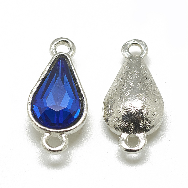 PandaHall Alloy Glass Links connectors, teardrop, Platinum, Royal Blue, 21x10x5~6mm, Hole: 2mm Alloy+Glass Teardrop Blue
PandaHall Alloy Glass Links connectors, teardrop, Platinum, Royal Blue, 21x10x5~6mm, Hole: 2mm Alloy+Glass Teardrop Blue