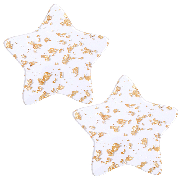 PandaHall Acrylic Cup Mats, with Gold Foil, Heat Resistant Pot Mats, for Home Kitchen, Star, 120x125x3mm Acrylic Star Clear
PandaHall Acrylic Cup Mats, with Gold Foil, Heat Resistant Pot Mats, for Home Kitchen, Star, 120x125x3mm Acrylic Star Clear
