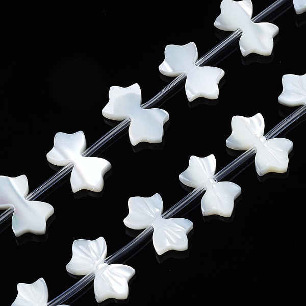PandaHall Natural White Shelll Beads Strands, Bowknot, 10x16~17x2mm, Hole: 0.5mm, about 20pcs/strand, 11.73 inch(29.8cm) White Shell Bowknot
PandaHall Natural White Shelll Beads Strands, Bowknot, 10x16~17x2mm, Hole: 0.5mm, about 20pcs/strand, 11.73 inch(29.8cm) White Shell Bowknot