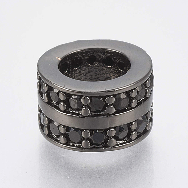 PandaHall Brass Micro Pave Cubic Zirconia Beads, Large Hole Beads, Column, Black, Gunmetal, 8.5x5.5mm, Hole: 5mm Brass+Cubic Zirconia Column...
PandaHall Brass Micro Pave Cubic Zirconia Beads, Large Hole Beads, Column, Black, Gunmetal, 8.5x5.5mm, Hole: 5mm Brass+Cubic Zirconia Column...