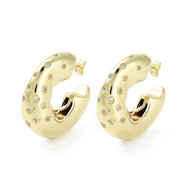 PandaHall Rack Plating Brass Micro Pave Cubic Zirconia Studs Earrings, Half Hoop Earrings for Women, Long-Lasting Plated, Lead Free &...
PandaHall Rack Plating Brass Micro Pave Cubic Zirconia Studs Earrings, Half Hoop Earrings for Women, Long-Lasting Plated, Lead Free &...