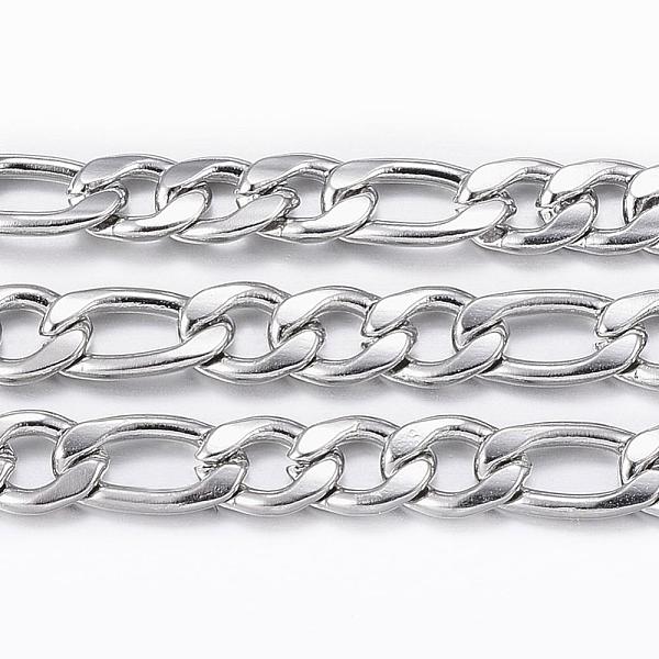 PandaHall 304 Stainless Steel Figaro Chains, Unwelded, with Spool, Stainless Steel Color, 5.5~7x4x1mm, about 65.61 Feet(20m)/roll 304...
PandaHall 304 Stainless Steel Figaro Chains, Unwelded, with Spool, Stainless Steel Color, 5.5~7x4x1mm, about 65.61 Feet(20m)/roll 304...