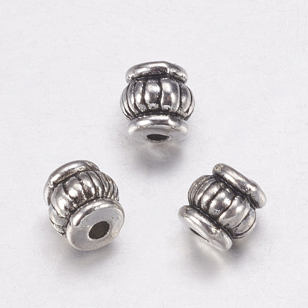 PandaHall Tibetan Style Alloy Beads, Cadmium Free & Nickel Free & Lead Free, Barrel, Antique Silver, 5x5x5mm, Hole: 1.5mm Alloy Lantern
PandaHall Tibetan Style Alloy Beads, Cadmium Free & Nickel Free & Lead Free, Barrel, Antique Silver, 5x5x5mm, Hole: 1.5mm Alloy Lantern