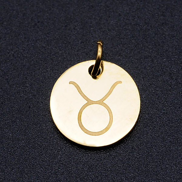 PandaHall 201 Stainless Steel Charms, Twelve Constellations, with Jump Rings, Flat Round, Taurus, 12x1mm, Hole: 3.5mm 201 Stainless Steel...
PandaHall 201 Stainless Steel Charms, Twelve Constellations, with Jump Rings, Flat Round, Taurus, 12x1mm, Hole: 3.5mm 201 Stainless Steel...