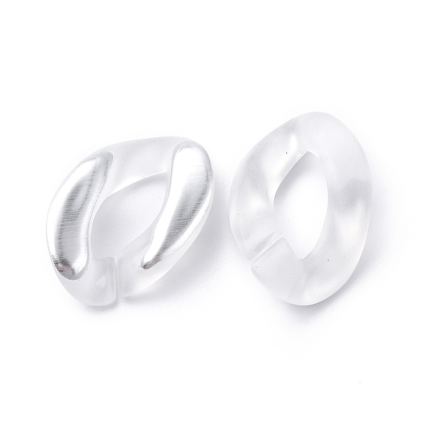 PandaHall Plated Acrylic Linking Rings, Quick Link Connector, for Curb Chain Making, Twisted Oval, Clear, Silver Plated, 23x17x5.5mm Acrylic...
PandaHall Plated Acrylic Linking Rings, Quick Link Connector, for Curb Chain Making, Twisted Oval, Clear, Silver Plated, 23x17x5.5mm Acrylic...