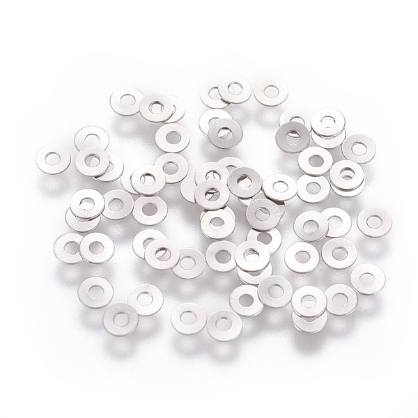 PandaHall 316 Surgical Stainless Steel Beads, Donut/Pi Disc, 3x0.2mm, Hole: 1mm 316 Surgical Stainless Steel Donut
PandaHall 316 Surgical Stainless Steel Beads, Donut/Pi Disc, 3x0.2mm, Hole: 1mm 316 Surgical Stainless Steel Donut