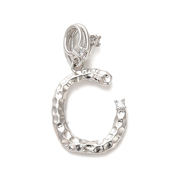 PandaHall Rack Plating Brass Micro Pave Cubic Zirconia European Dangle Charms, Large Hole Letter Pendant, Platinum, Long-Lasting Plated..., Clear
PandaHall Rack Plating Brass Micro Pave Cubic Zirconia European Dangle Charms, Large Hole Letter Pendant, Platinum, Long-Lasting Plated..., Clear