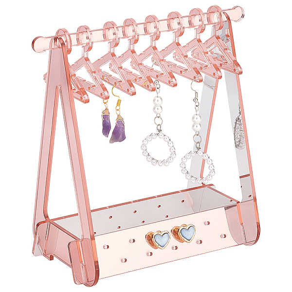PandaHall 1 Set Coat Hanger Shaped Acrylic Earring Display Stands, Jewelry Organizer Holder for Earring Storage with 8 Mini Hangers, Light...
PandaHall 1 Set Coat Hanger Shaped Acrylic Earring Display Stands, Jewelry Organizer Holder for Earring Storage with 8 Mini Hangers, Light...