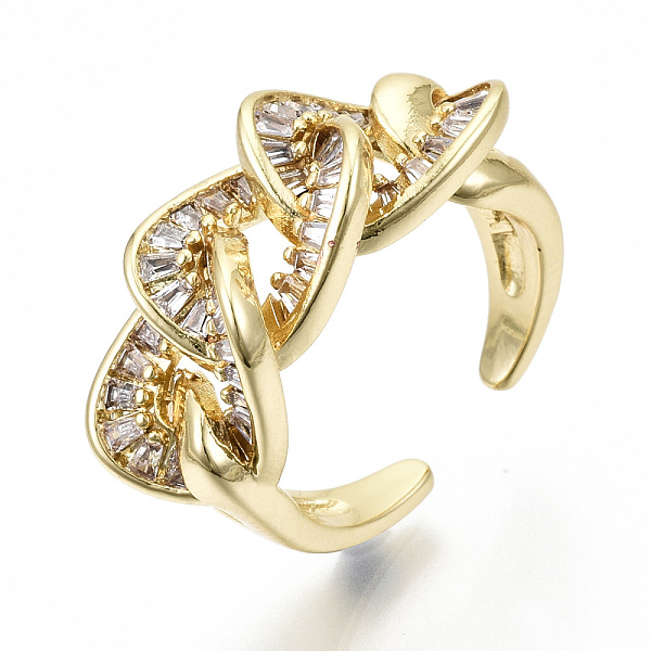 PandaHall Brass Micro Pave Clear Cubic Zirconia Cuff Rings, Open Rings, Cadmium Free & Nickel Free & Lead Free, Twist Ring, Real 16K Gold...
PandaHall Brass Micro Pave Clear Cubic Zirconia Cuff Rings, Open Rings, Cadmium Free & Nickel Free & Lead Free, Twist Ring, Real 16K Gold...
