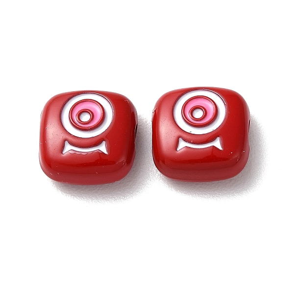 PandaHall Spray Painted Alloy Enamel Beads, Square with Eye, FireBrick, 10x10x4mm, Hole: 1.8mm Alloy+Enamel Square Red
PandaHall Spray Painted Alloy Enamel Beads, Square with Eye, FireBrick, 10x10x4mm, Hole: 1.8mm Alloy+Enamel Square Red