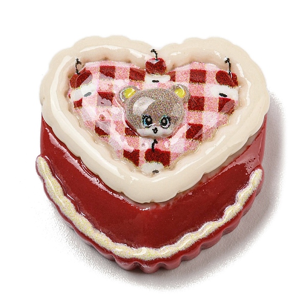 PandaHall Christmas Thene Opaque Resin Decoden Cabochons, FireBrick, Heart, 25x24x10mm Resin Heart Red
PandaHall Christmas Thene Opaque Resin Decoden Cabochons, FireBrick, Heart, 25x24x10mm Resin Heart Red