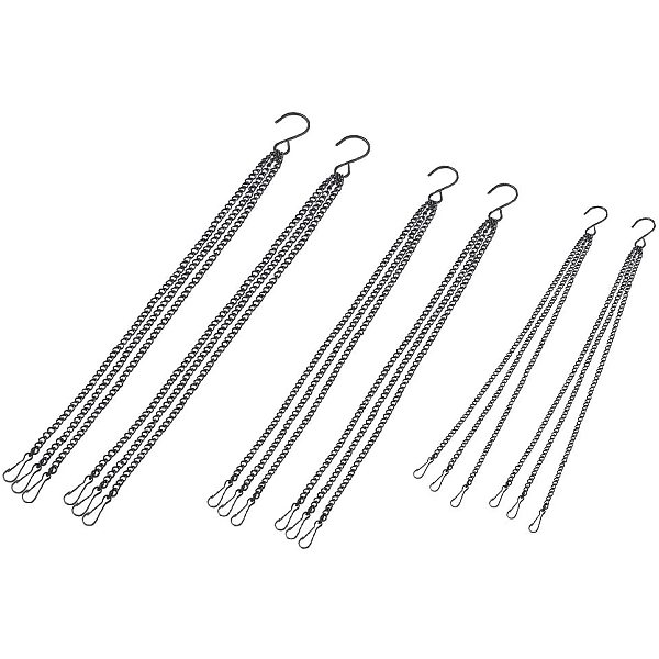 PandaHall Flower Pot Basket Replacement Chain, with Hooks and Curb Chains, for Bird Feeders, Planters, Lanterns and Ornaments, Gunmetal...
PandaHall Flower Pot Basket Replacement Chain, with Hooks and Curb Chains, for Bird Feeders, Planters, Lanterns and Ornaments, Gunmetal...