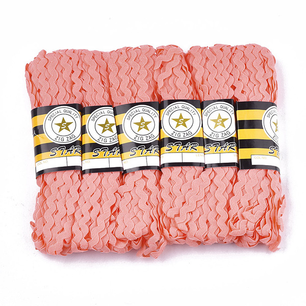 PandaHall Polypropylene Fiber Ribbons, Wave Shape, Light Coral, 7~8mm, 15yard/bundle, 6bundles/bag Polypropylene None Red
PandaHall Polypropylene Fiber Ribbons, Wave Shape, Light Coral, 7~8mm, 15yard/bundle, 6bundles/bag Polypropylene None Red