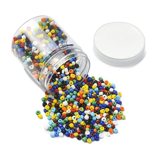 PandaHall 1300Pcs 6/0 Glass Seed Beads, Opaque Colours, Round, Small Craft Beads for DIY Jewelry Making, Mixed Color, 4mm, Hole: 1.5mm Glass..., Multicolor
PandaHall 1300Pcs 6/0 Glass Seed Beads, Opaque Colours, Round, Small Craft Beads for DIY Jewelry Making, Mixed Color, 4mm, Hole: 1.5mm Glass..., Multicolor