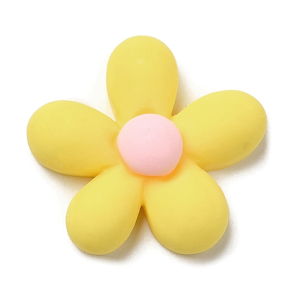 PandaHall Opaque Resin Cabochons, Frosted, Flower, Yellow, 23.5x23.5x7mm Resin Flower Yellow
PandaHall Opaque Resin Cabochons, Frosted, Flower, Yellow, 23.5x23.5x7mm Resin Flower Yellow