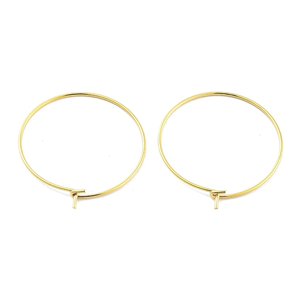 PandaHall 925 Sterling Silver Hoop Earring Findings, Real 18K Gold Plated, 28x25x0.8mm, Pin: 0.7mm Sterling Silver
PandaHall 925 Sterling Silver Hoop Earring Findings, Real 18K Gold Plated, 28x25x0.8mm, Pin: 0.7mm Sterling Silver