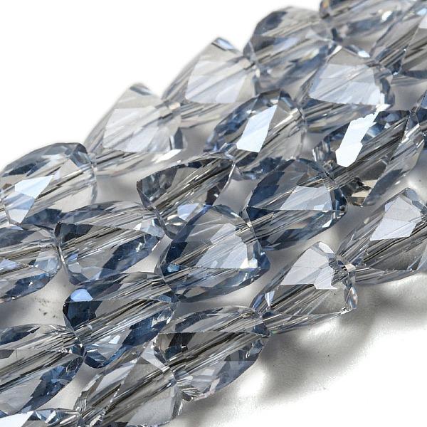 PandaHall Transparent Electroplate Glass Beads Strands, Half Rainbow Plated, Faceted, Triangle, Slate Gray, 7x6x4mm, Hole: 1mm, about...
PandaHall Transparent Electroplate Glass Beads Strands, Half Rainbow Plated, Faceted, Triangle, Slate Gray, 7x6x4mm, Hole: 1mm, about...