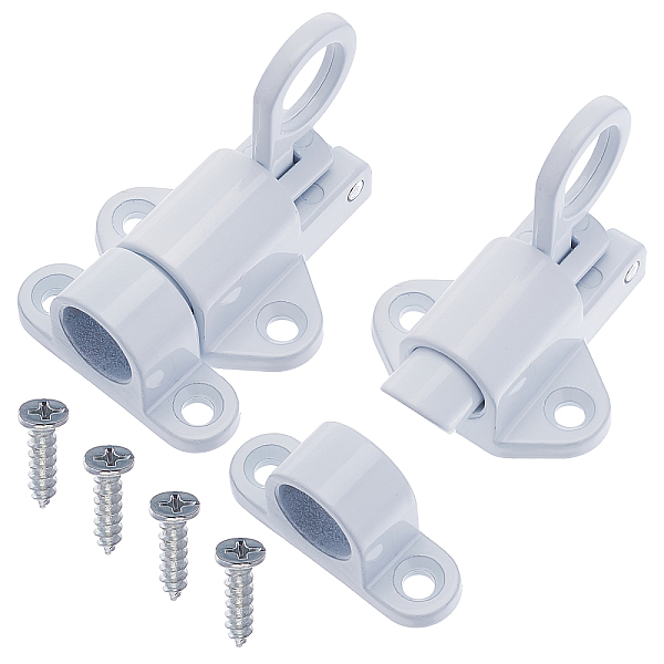 PandaHall GORGECRAFT 2 Sets Self-Closing Latch Aluminum Alloy Automatic Window Spring Latch Spring Loaded Latch Slide Lock Security..., White
PandaHall GORGECRAFT 2 Sets Self-Closing Latch Aluminum Alloy Automatic Window Spring Latch Spring Loaded Latch Slide Lock Security..., White