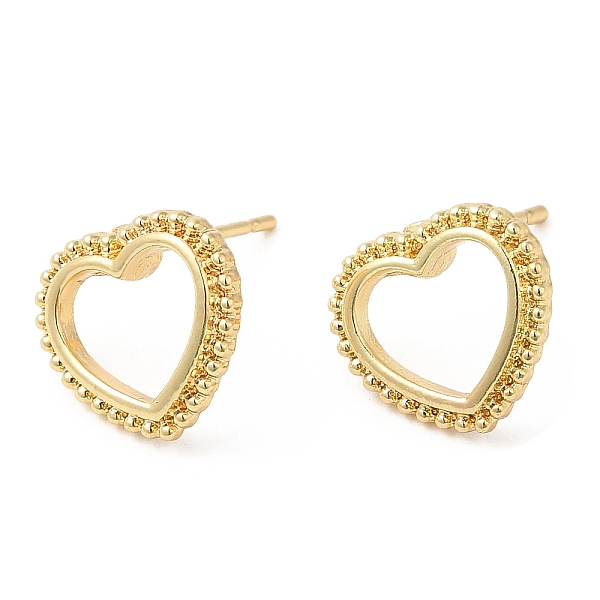 PandaHall Heart Alloy Stud Earrings for Women, with 304 Stainless Steel Steel Pin, Cadmium Free & Lead Free, Light Gold, 10.5x11.5mm Alloy...
PandaHall Heart Alloy Stud Earrings for Women, with 304 Stainless Steel Steel Pin, Cadmium Free & Lead Free, Light Gold, 10.5x11.5mm Alloy...