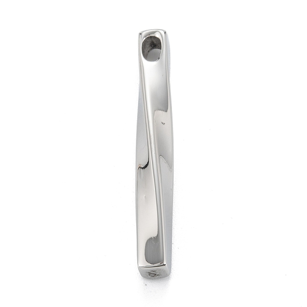 PandaHall 304 Stainless Steel Pendants, Manual Polishing, Twist Rectangle, Stainless Steel Color, 41x5.5x5.5mm, Hole: 3X4.8mm 304 Stainless...
PandaHall 304 Stainless Steel Pendants, Manual Polishing, Twist Rectangle, Stainless Steel Color, 41x5.5x5.5mm, Hole: 3X4.8mm 304 Stainless...