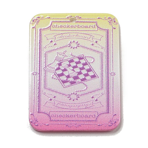 PandaHall Acrylic Pendants, Recntanle with Tarot, Orchid, 40x30x2.5mm, Hole: 2mm Acrylic Tarot Purple
PandaHall Acrylic Pendants, Recntanle with Tarot, Orchid, 40x30x2.5mm, Hole: 2mm Acrylic Tarot Purple