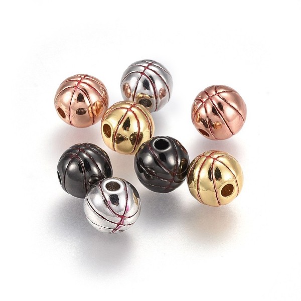PandaHall Brass Enamel Beads, Long-Lasting Plated, Basketball, Mixed Color, 9mm, Hole: 2.2mm Brass+Enamel Round
PandaHall Brass Enamel Beads, Long-Lasting Plated, Basketball, Mixed Color, 9mm, Hole: 2.2mm Brass+Enamel Round