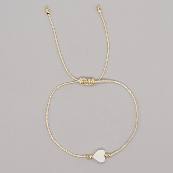 PandaHall Easter Heart Shell & Brass Braided Cord Bracelets, Adjustable Bracelets for Women Shell Heart
PandaHall Easter Heart Shell & Brass Braided Cord Bracelets, Adjustable Bracelets for Women Shell Heart