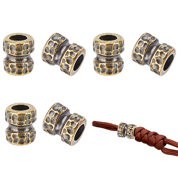 PandaHall 6 Pcs Brass Beard Beads, Tibetan Style Brass Paracord Beads Large Hole African Hair Beads Charms Cylindrical Pendant Accessories...
PandaHall 6 Pcs Brass Beard Beads, Tibetan Style Brass Paracord Beads Large Hole African Hair Beads Charms Cylindrical Pendant Accessories...