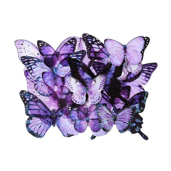 PandaHall Butterfly Decorative Stickers Sets, Including 10Pcs Waterproof PET Self-Adhesive Stickers and 10Pcs Paper Stickers, for DIY..., Purple
PandaHall Butterfly Decorative Stickers Sets, Including 10Pcs Waterproof PET Self-Adhesive Stickers and 10Pcs Paper Stickers, for DIY..., Purple
