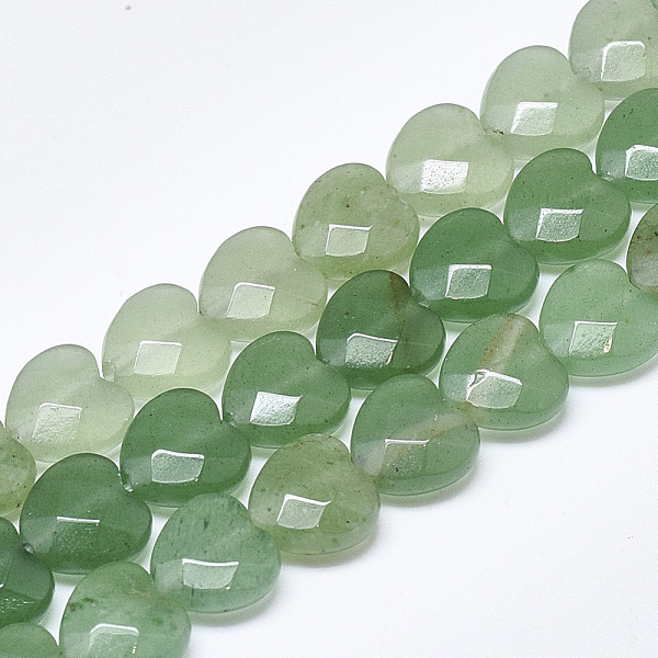 PandaHall Natural Green Aventurine Beads Strands, Faceted, Heart, 10x10x5mm, Hole: 1.2mm, about 20pcs/strand, 7.4 inch Green Aventurine...
PandaHall Natural Green Aventurine Beads Strands, Faceted, Heart, 10x10x5mm, Hole: 1.2mm, about 20pcs/strand, 7.4 inch Green Aventurine...