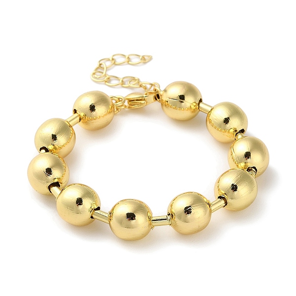 PandaHall Rack Plating Brass Ball Chain Bracelets, Lead Free & Cadmium Free, Real 18K Gold Plated, 6-5/8 inch(16.8cm) Brass
PandaHall Rack Plating Brass Ball Chain Bracelets, Lead Free & Cadmium Free, Real 18K Gold Plated, 6-5/8 inch(16.8cm) Brass