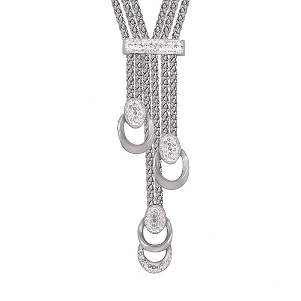 PandaHall 304 Stainless Steel Necklaces, Cubic Zirconia Necklaces, Stainless Steel Color, 20.87 inch(53cm) 304 Stainless Steel Clear
PandaHall 304 Stainless Steel Necklaces, Cubic Zirconia Necklaces, Stainless Steel Color, 20.87 inch(53cm) 304 Stainless Steel Clear