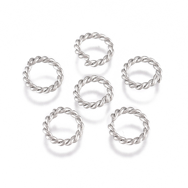 PandaHall 304 Stainless Steel Twisted Jump Rings, Open Jump Rings, Round Ring, Stainless Steel Color, 18 Gauge, 7x1mm, Inner Diameter: 5mm...
PandaHall 304 Stainless Steel Twisted Jump Rings, Open Jump Rings, Round Ring, Stainless Steel Color, 18 Gauge, 7x1mm, Inner Diameter: 5mm...