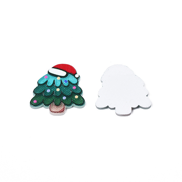PandaHall Printed Acrylic Cabochons, with Glitter Powder, Christmas Style, Christmas Tree, Dark Green, 19.5x19.5x2mm Acrylic Tree
PandaHall Printed Acrylic Cabochons, with Glitter Powder, Christmas Style, Christmas Tree, Dark Green, 19.5x19.5x2mm Acrylic Tree