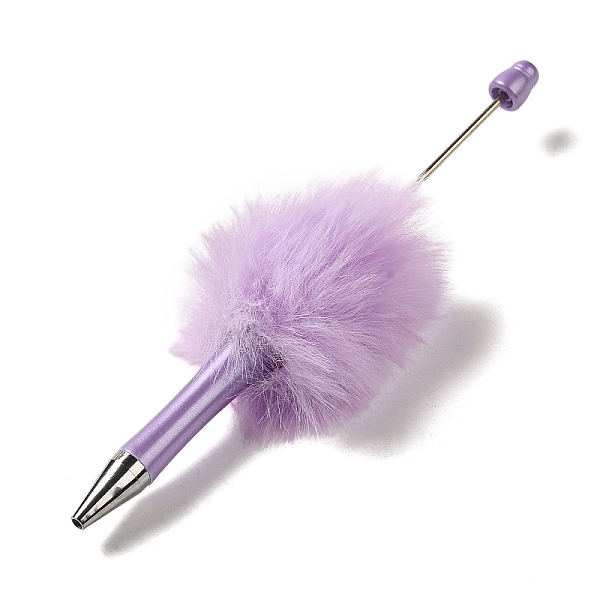 PandaHall Plastic Ball-Point Pen, Plush Pompom Ball Beadable Pen, for DIY Personalized Pen with Jewelry Bead, Lilac, 145x53mm, Pin: 1.8mm..., Purple
PandaHall Plastic Ball-Point Pen, Plush Pompom Ball Beadable Pen, for DIY Personalized Pen with Jewelry Bead, Lilac, 145x53mm, Pin: 1.8mm..., Purple