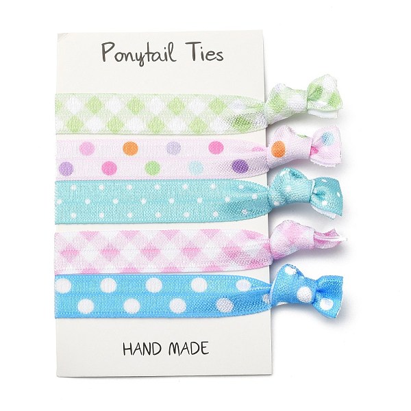 PandaHall Girls Hair Accessories, Nylon Hair Ties, Ponytail Holder, Hair Accessories, Knot, Round Pattern, 95~107x15~17mm Nylon Round
PandaHall Girls Hair Accessories, Nylon Hair Ties, Ponytail Holder, Hair Accessories, Knot, Round Pattern, 95~107x15~17mm Nylon Round