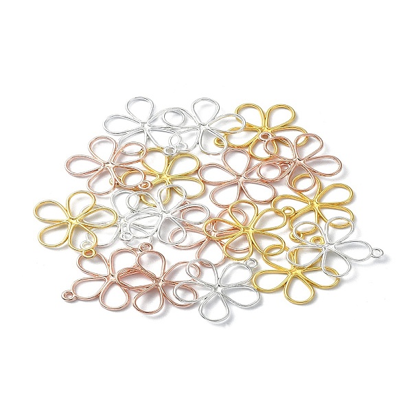 PandaHall 30Pcs 3 Colors Alloy Hollow Pendants, Flower, Mixed Color, 19x17mm, 10pcs/color Alloy Flower
PandaHall 30Pcs 3 Colors Alloy Hollow Pendants, Flower, Mixed Color, 19x17mm, 10pcs/color Alloy Flower