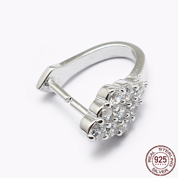 PandaHall Rhodium Plated 925 Sterling Silver Micro Pave Cubic Zirconia Pendant Bails, Ice Pick & Pinch Bails, Rhombus, Platinum, 13x6x10mm...
PandaHall Rhodium Plated 925 Sterling Silver Micro Pave Cubic Zirconia Pendant Bails, Ice Pick & Pinch Bails, Rhombus, Platinum, 13x6x10mm...