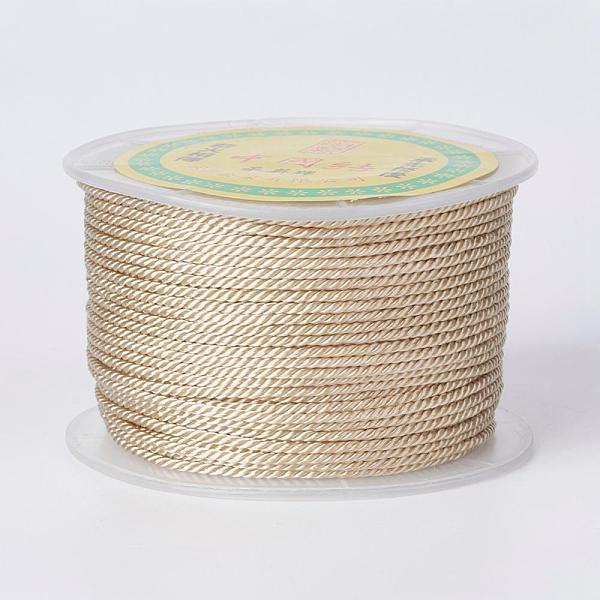 PandaHall Round Polyester Cords, Milan Cords/Twisted Cords, Wheat, 1.5~2mm, 50yards/roll(150 feet/roll) Polyester Orange
PandaHall Round Polyester Cords, Milan Cords/Twisted Cords, Wheat, 1.5~2mm, 50yards/roll(150 feet/roll) Polyester Orange