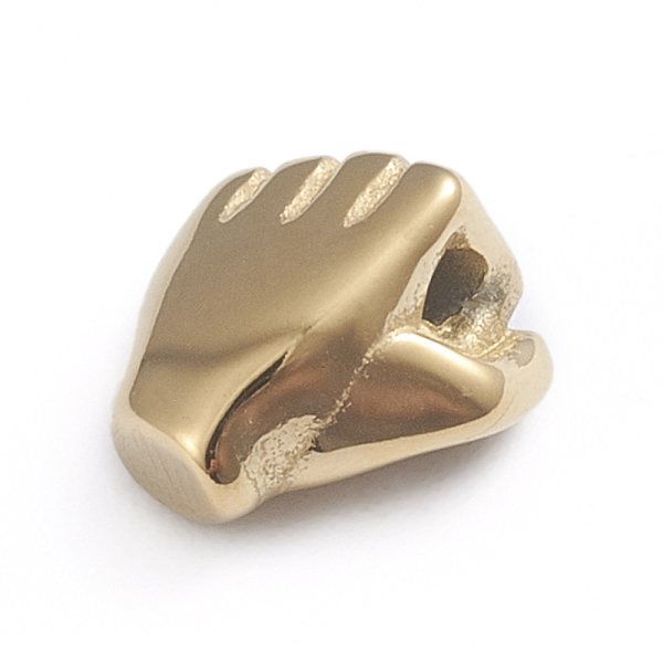 PandaHall 304 Stainless Steel Beads, Fist, Golden, 10x7x6.5mm, Hole: 1.8mm 304 Stainless Steel Palm
PandaHall 304 Stainless Steel Beads, Fist, Golden, 10x7x6.5mm, Hole: 1.8mm 304 Stainless Steel Palm