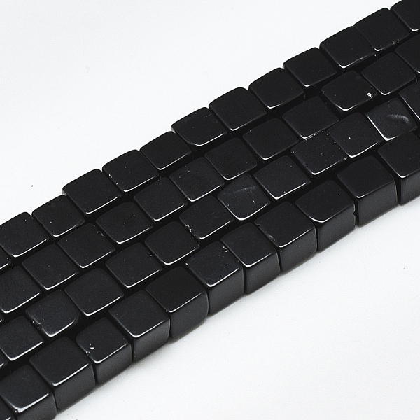 PandaHall Natural Black Stone Beads Strands, Cube, 6~6.5x6~6.5x6~6.5mm, Hole: 1mm, about 65pcs/strand, 16.1 inch Black Stone Cube
PandaHall Natural Black Stone Beads Strands, Cube, 6~6.5x6~6.5x6~6.5mm, Hole: 1mm, about 65pcs/strand, 16.1 inch Black Stone Cube