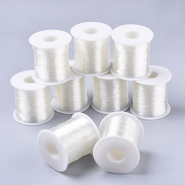 PandaHall Round Elastic Crystal Thread, Stretchy Bracelet String, Clear, 0.8mm, about 131.23 yards(120m)/roll TPU Round Clear
PandaHall Round Elastic Crystal Thread, Stretchy Bracelet String, Clear, 0.8mm, about 131.23 yards(120m)/roll TPU Round Clear
